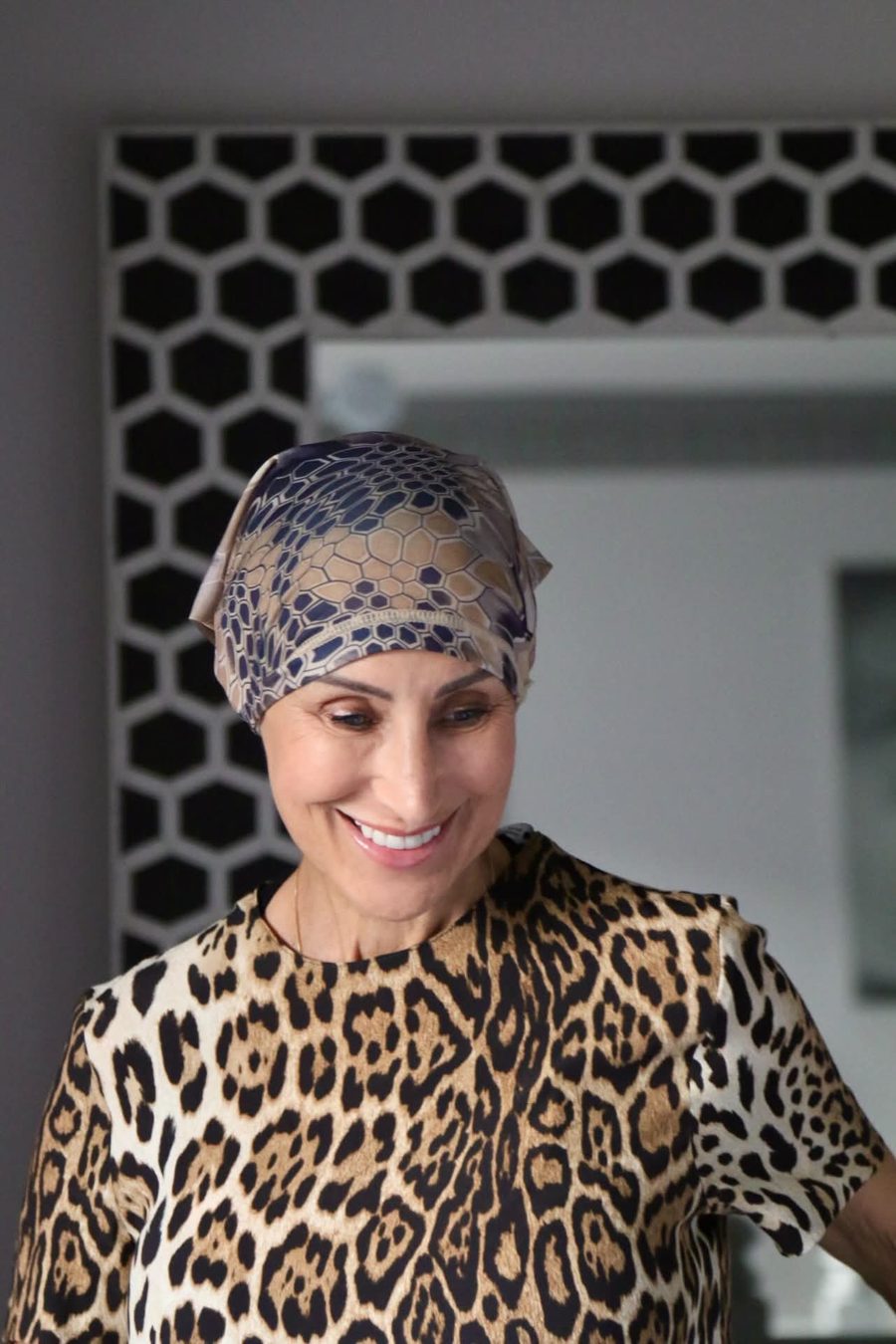 Laura during treatment